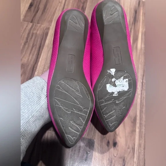 Anne Klein Bright Pink Bow Ballet Flats - Picture 4 of 4